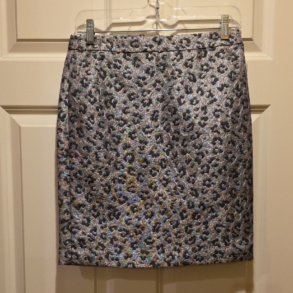LOFT Leopard Print‎ Pencil Skirt